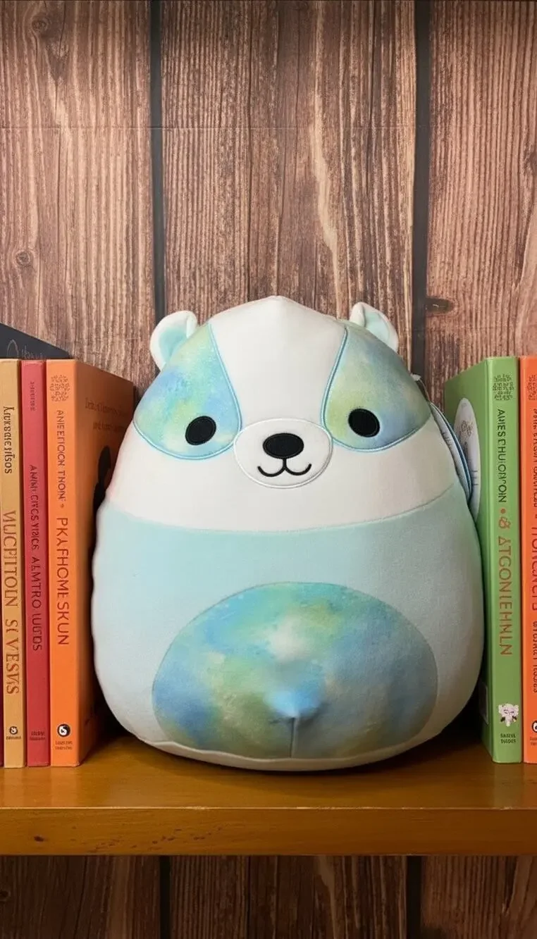 NWT Squishmallows Banks Badger Blue Teal Tie Dye 16in‎